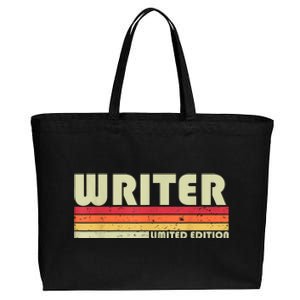 WRITER Funny Job Title Profession Birthday Worker Idea Cotton Canvas Jumbo Tote