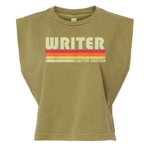 WRITER Funny Job Title Profession Birthday Worker Idea Garment-Dyed Women's Muscle Tee