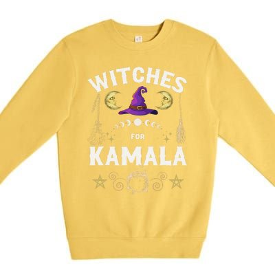 Witches For Kamala Harris Political Election Premium Crewneck Sweatshirt