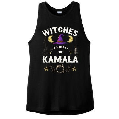 Witches For Kamala Harris Political Election Ladies PosiCharge Tri-Blend Wicking Tank