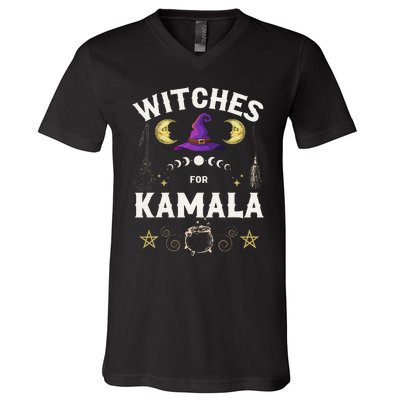 Witches For Kamala Harris Political Election V-Neck T-Shirt