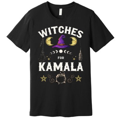 Witches For Kamala Harris Political Election Premium T-Shirt