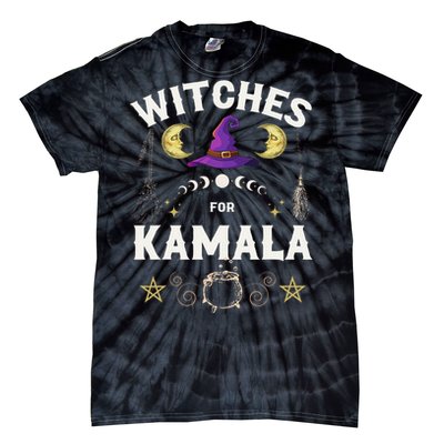 Witches For Kamala Harris Political Election Tie-Dye T-Shirt