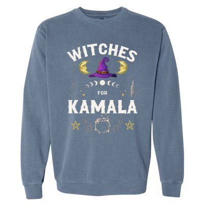 Witches For Kamala Harris Political Election Garment-Dyed Sweatshirt