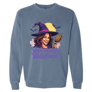 Witches For Kamala Harris Halloween Garment-Dyed Sweatshirt