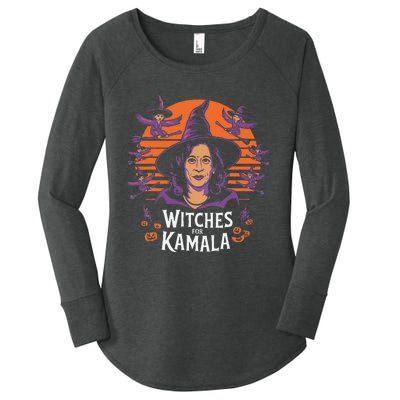 Witches For Kamala Harris Political Election 2024 Women's Perfect Tri Tunic Long Sleeve Shirt