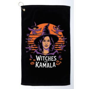 Witches For Kamala Harris Political Election 2024 Platinum Collection Golf Towel