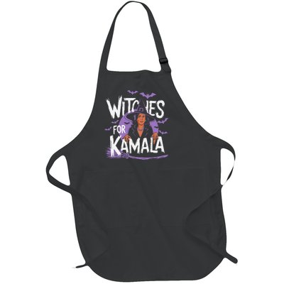 Witches For Kamala Harris Political Election 2024 Full-Length Apron With Pockets