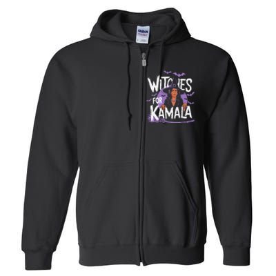 Witches For Kamala Harris Political Election 2024 Full Zip Hoodie