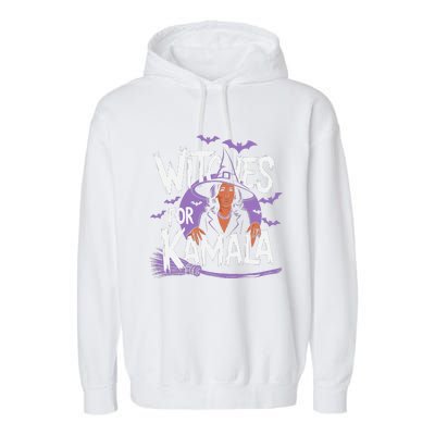 Witches For Kamala Harris Political Election 2024 Garment-Dyed Fleece Hoodie