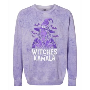 Witches For Kamala Harris Political Election 2024 Colorblast Crewneck Sweatshirt