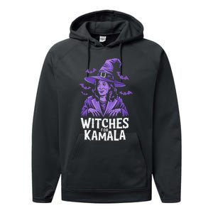 Witches For Kamala Harris Political Election 2024 Performance Fleece Hoodie