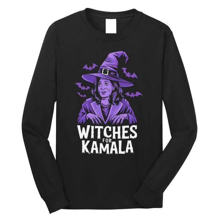 Witches For Kamala Harris Political Election 2024 Long Sleeve Shirt