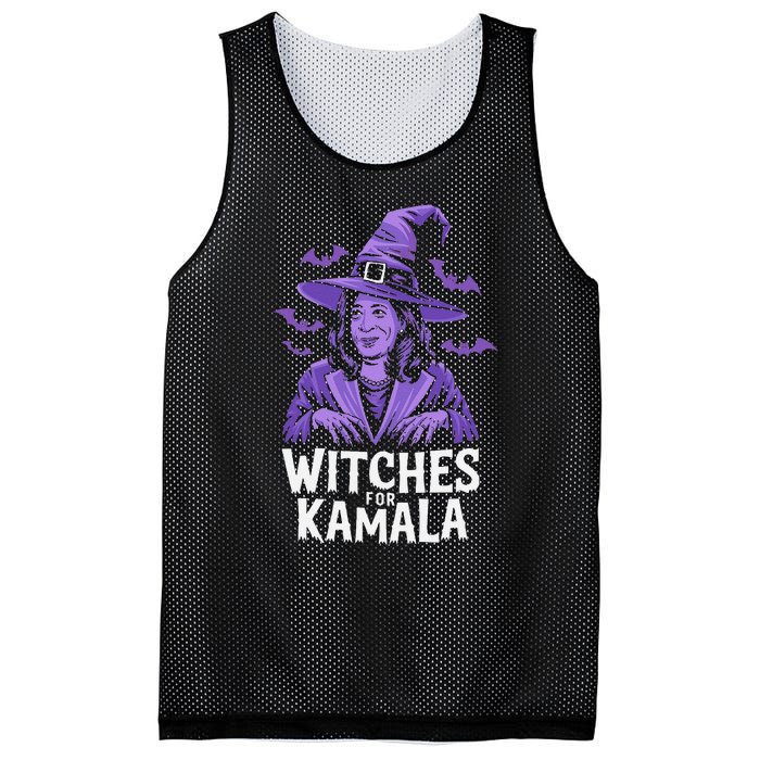 Witches For Kamala Harris Political Election 2024 Mesh Reversible Basketball Jersey Tank