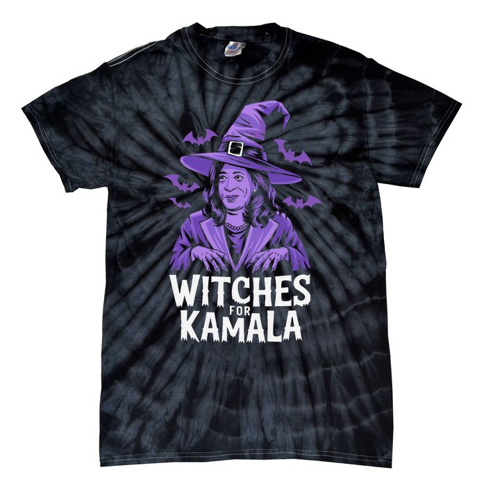 Witches For Kamala Harris Political Election 2024 Tie-Dye T-Shirt