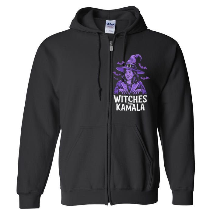 Witches For Kamala Harris Political Election 2024 Full Zip Hoodie