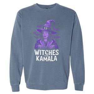 Witches For Kamala Harris Political Election 2024 Garment-Dyed Sweatshirt