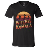 Witches For Kamala Harris Political Election 2024 V-Neck T-Shirt