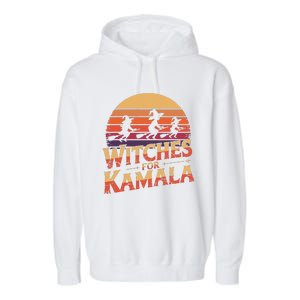 Witches For Kamala Harris Political Election 2024 Garment-Dyed Fleece Hoodie