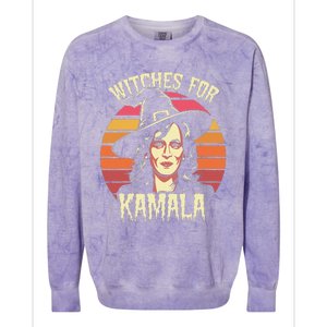 Witches For Kamala Harris Political Election 2024 Colorblast Crewneck Sweatshirt