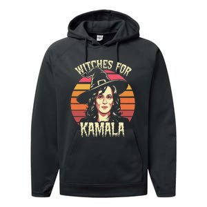 Witches For Kamala Harris Political Election 2024 Performance Fleece Hoodie