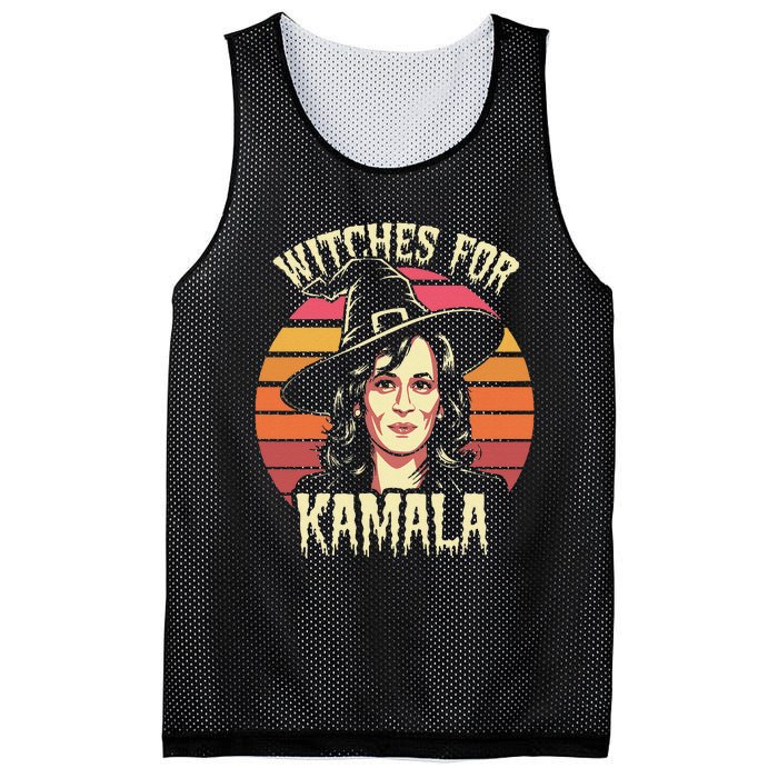 Witches For Kamala Harris Political Election 2024 Mesh Reversible Basketball Jersey Tank