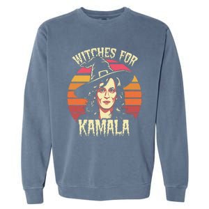 Witches For Kamala Harris Political Election 2024 Garment-Dyed Sweatshirt