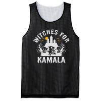 Witches For Kamala Harris 2024 President Happy Halloween Mesh Reversible Basketball Jersey Tank