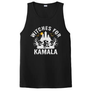 Witches For Kamala Harris 2024 President Happy Halloween PosiCharge Competitor Tank