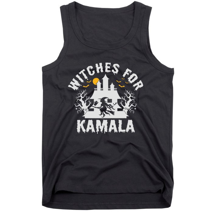 Witches For Kamala Harris 2024 President Happy Halloween Tank Top