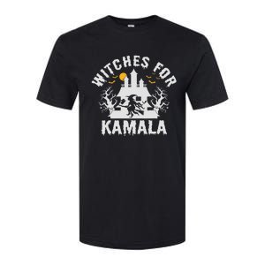 Witches For Kamala Harris 2024 President Happy Halloween Softstyle CVC T-Shirt