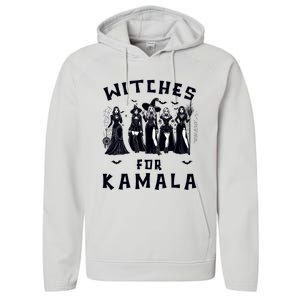 Witches For Kamala Harris Election 2024 Halloween Performance Fleece Hoodie