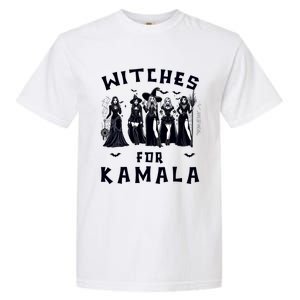 Witches For Kamala Harris Election 2024 Halloween Garment-Dyed Heavyweight T-Shirt