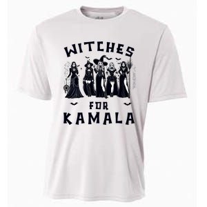 Witches For Kamala Harris Election 2024 Halloween Cooling Performance Crew T-Shirt