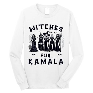 Witches For Kamala Harris Election 2024 Halloween Long Sleeve Shirt