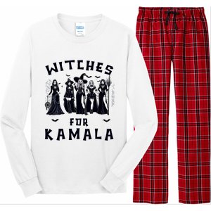 Witches For Kamala Harris Election 2024 Halloween Long Sleeve Pajama Set