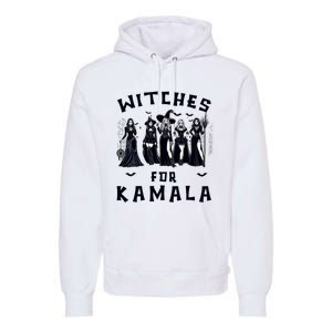 Witches For Kamala Harris Election 2024 Halloween Premium Hoodie