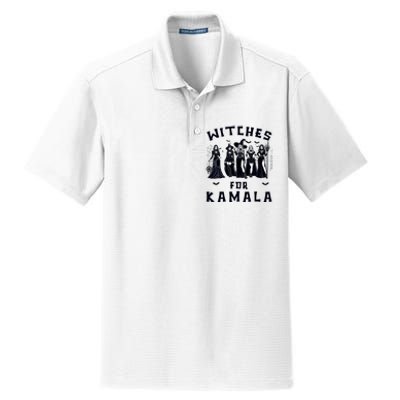 Witches For Kamala Harris Election 2024 Halloween Dry Zone Grid Polo