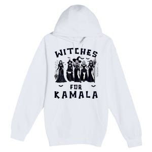 Witches For Kamala Harris Election 2024 Halloween Premium Pullover Hoodie