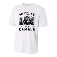 Witches For Kamala Harris Election 2024 Halloween Youth Performance Sprint T-Shirt