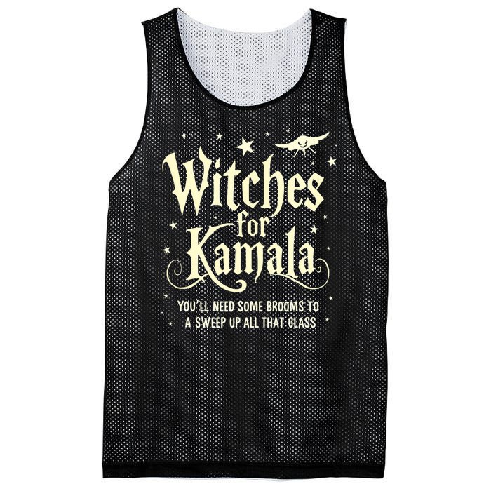 Witches For Kamala Harris Halloween Mesh Reversible Basketball Jersey Tank