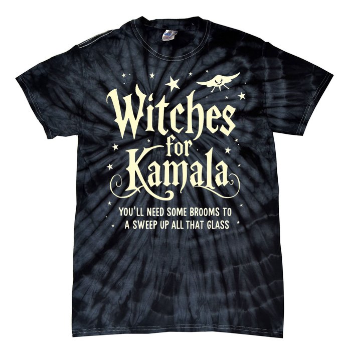 Witches For Kamala Harris Halloween Tie-Dye T-Shirt