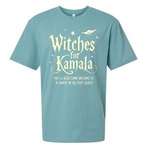 Witches For Kamala Harris Halloween Sueded Cloud Jersey T-Shirt