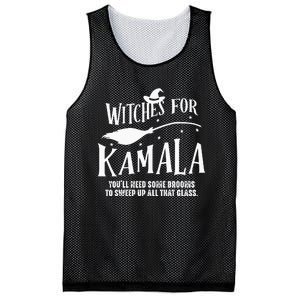 Witches For Kamala Harris 2024 Election Halloween Mesh Reversible Basketball Jersey Tank