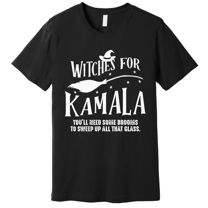 Witches For Kamala Harris 2024 Election Halloween Premium T-Shirt