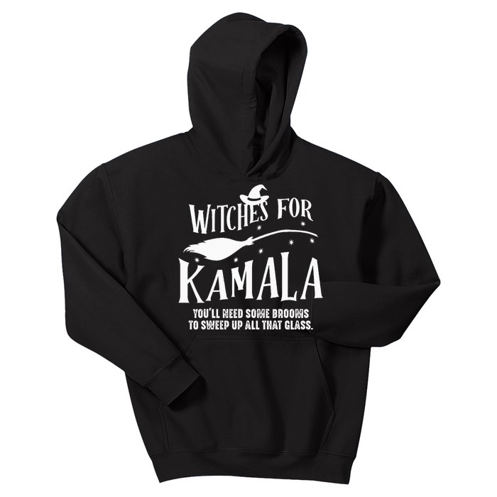 Witches For Kamala Harris 2024 Election Halloween Kids Hoodie