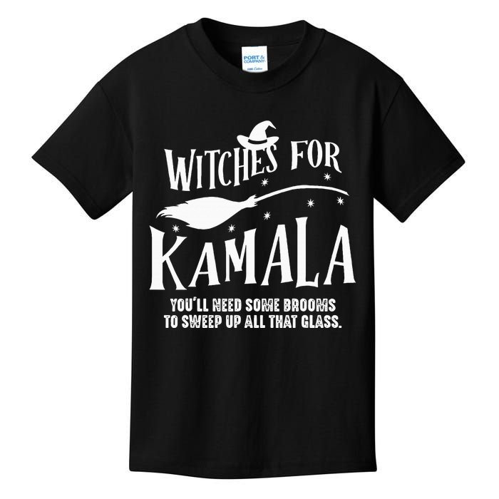 Witches For Kamala Harris 2024 Election Halloween Kids T-Shirt