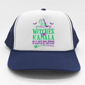 Witches For Kamala Harris Election 2024 Halloween Trucker Hat