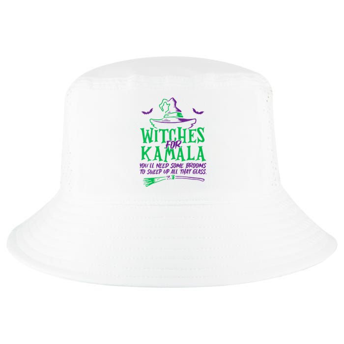 Witches For Kamala Harris Election 2024 Halloween Cool Comfort Performance Bucket Hat