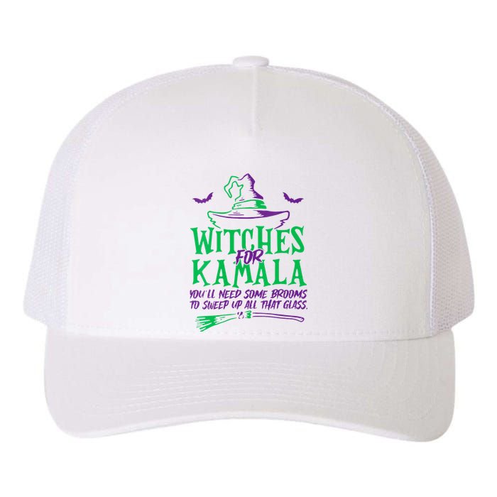 Witches For Kamala Harris Election 2024 Halloween Yupoong Adult 5-Panel Trucker Hat